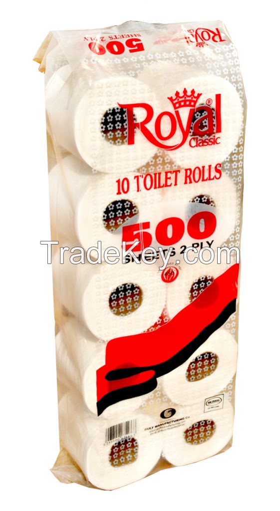 Royal Classic toilet Roll 500 sheets