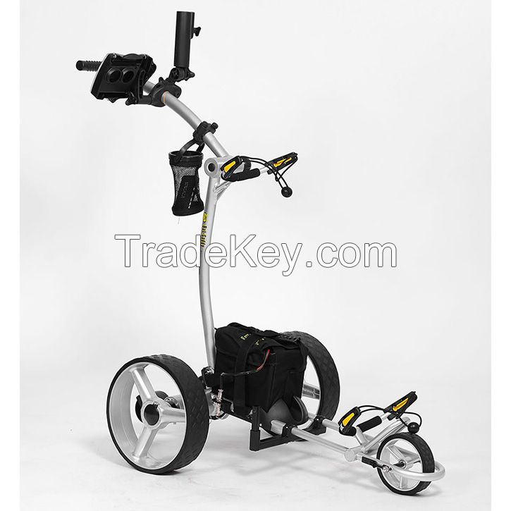 Bat-Caddy X4 Sport Electric Push Cart Free Accessory Kit 