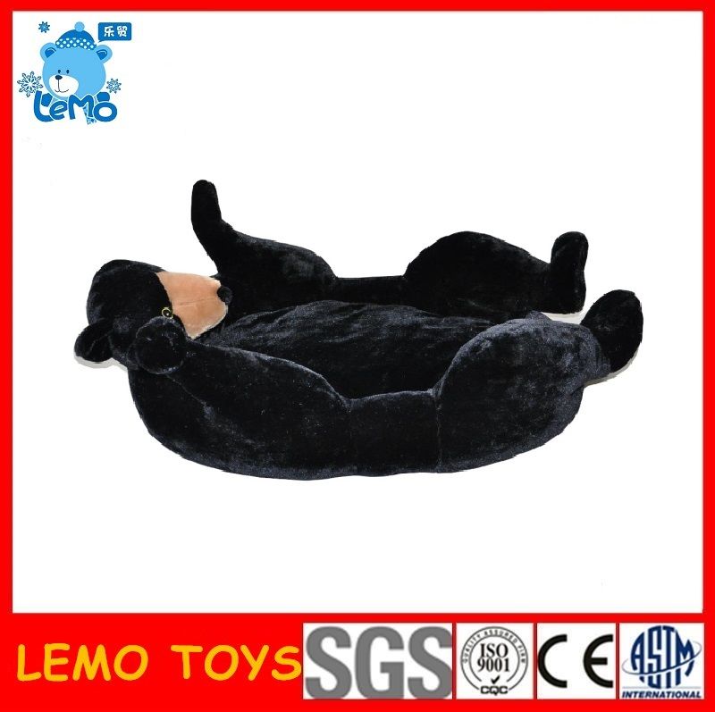 Plush animal shape pet beds