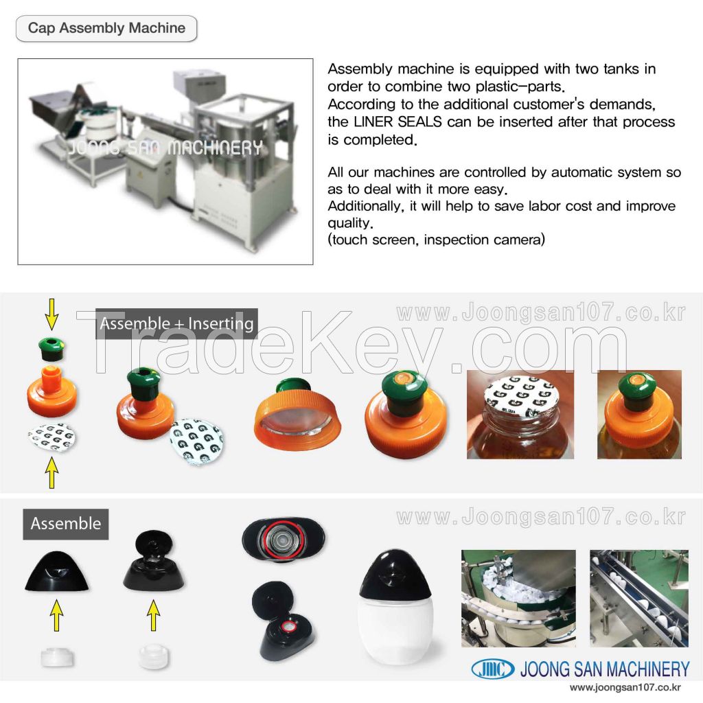 Joong san machinery Cap assembly machine
