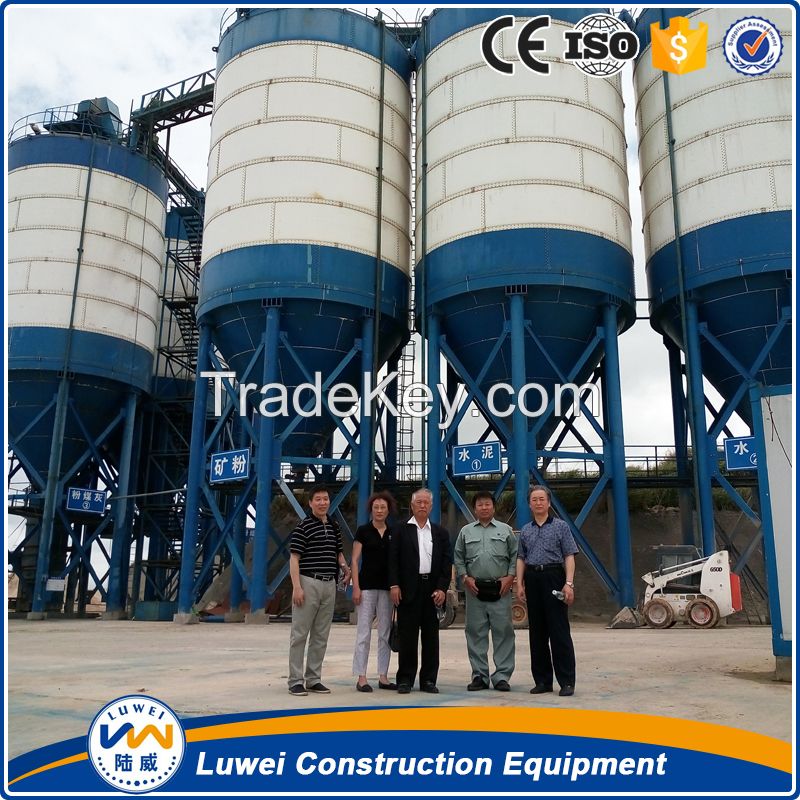 Steel storage cement silo for cenment batching palnt