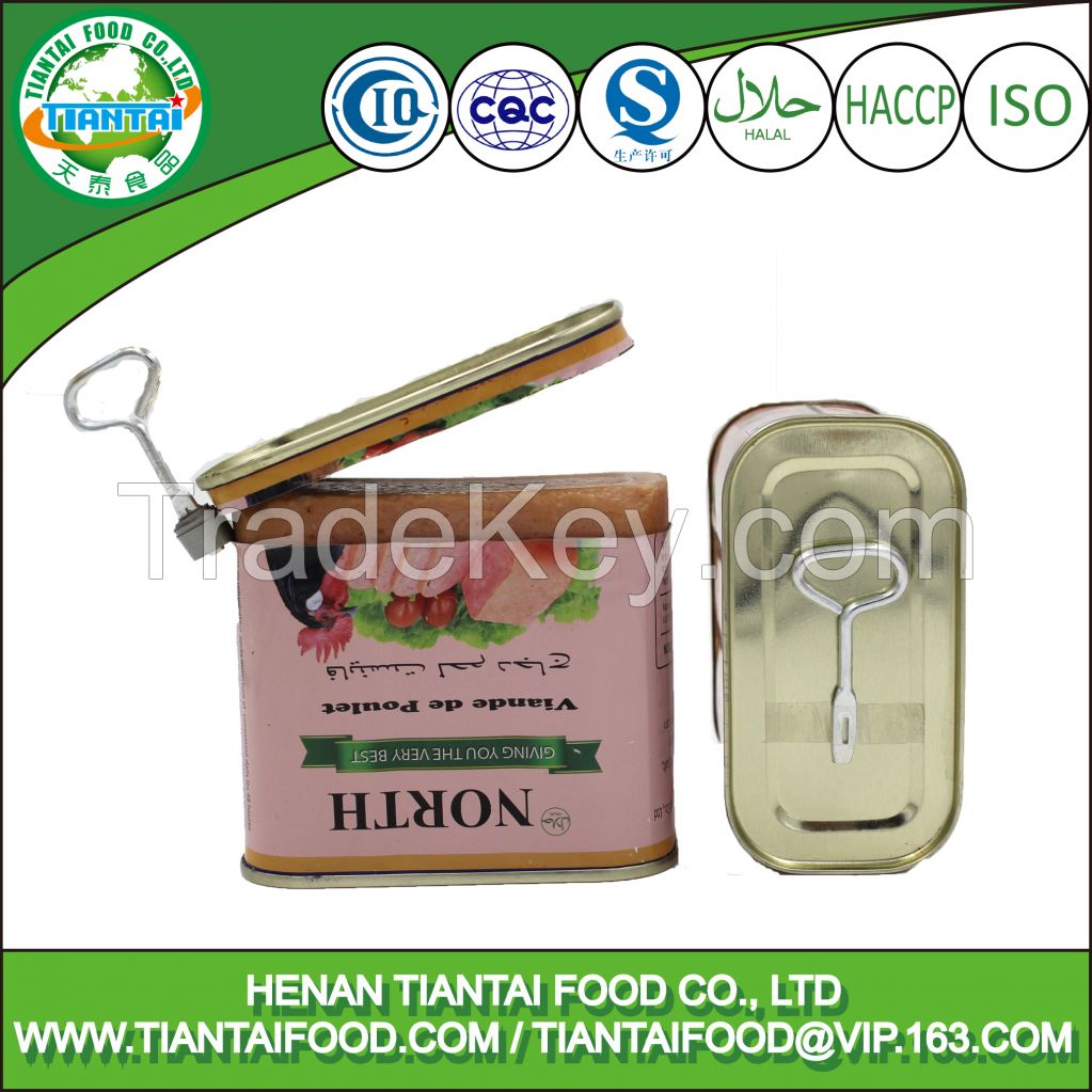 High quality canned chicken luncheon meat