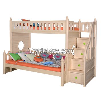 Sampo Kingdom Pine Wood Bunk Bed for Kids