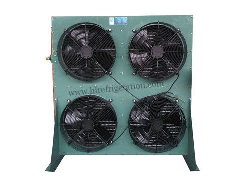 Green Cold Storage Air Condenser For 4 Fans