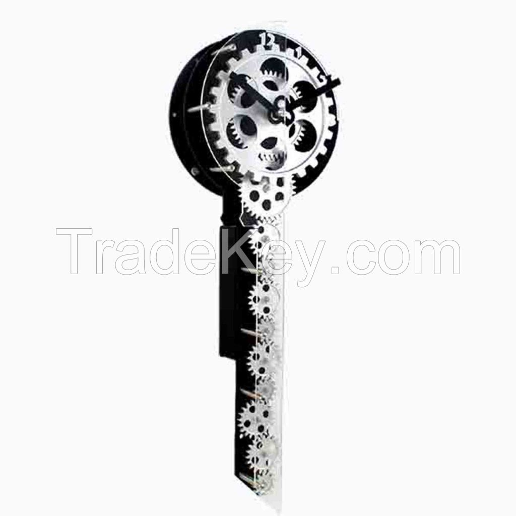 ABS material Key gear  wall clock