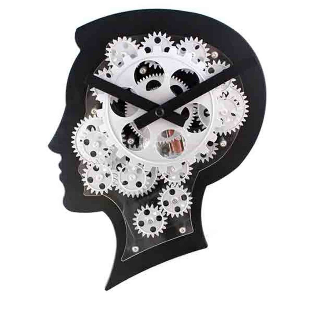 patent best brain gear  wall clock