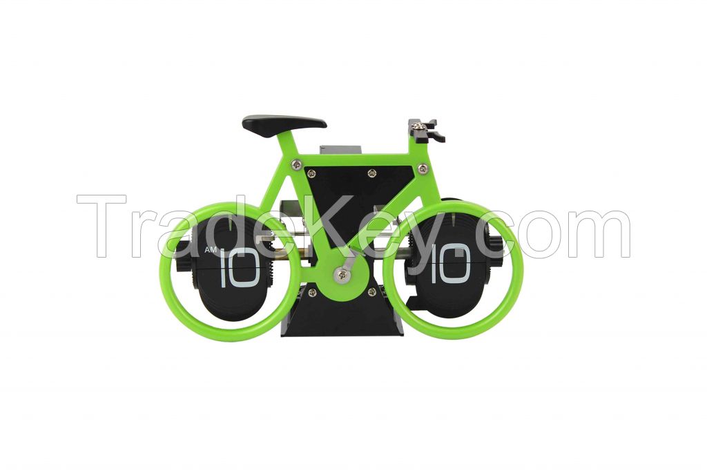  factory direct sale new design bicycle flip clock