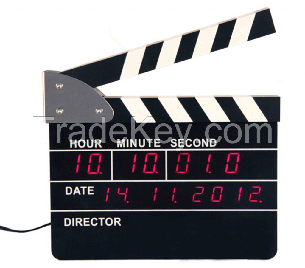 big movie clapper alarm clock  director clock