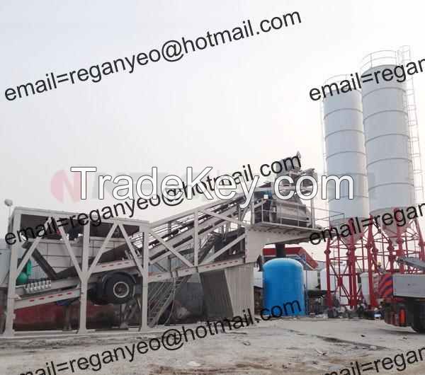 Integral Mobile Concrete Mixer Station