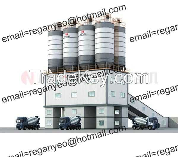 Powder Silo Top Mounted Commercial Concrete Mixer Station