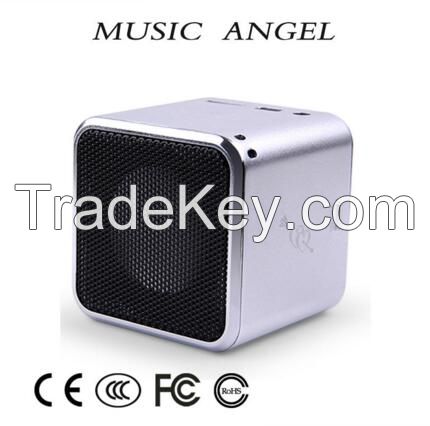 Music Angel New Design FM LCD Screen Fashion Professional with FM Radio MP3 Player Mini Portable Digital Loudspeaker Sports Outdoor Speaker