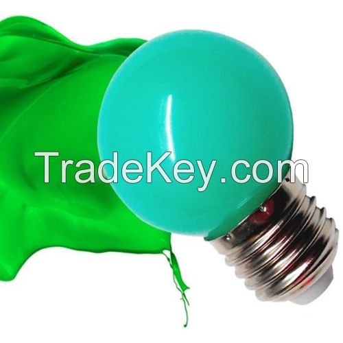 IP65 G45 E27 1w color led bulb with decorative led bulb