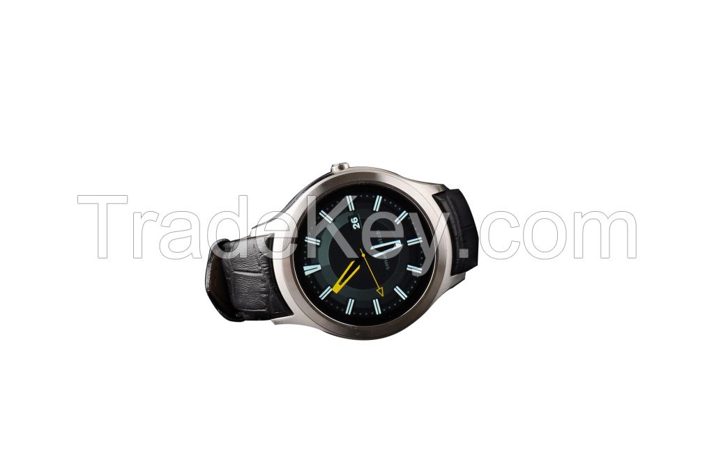 Circular smart bluetooth watch phone round screen step meter running watch movement 