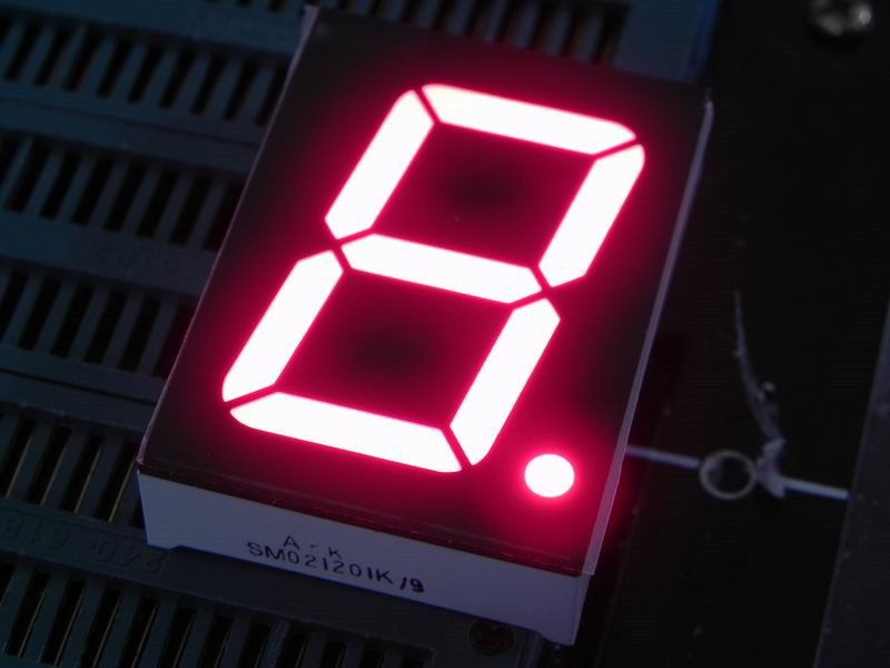 1.5 Inch Single Digit Numeric LED Displays with 7 Segment