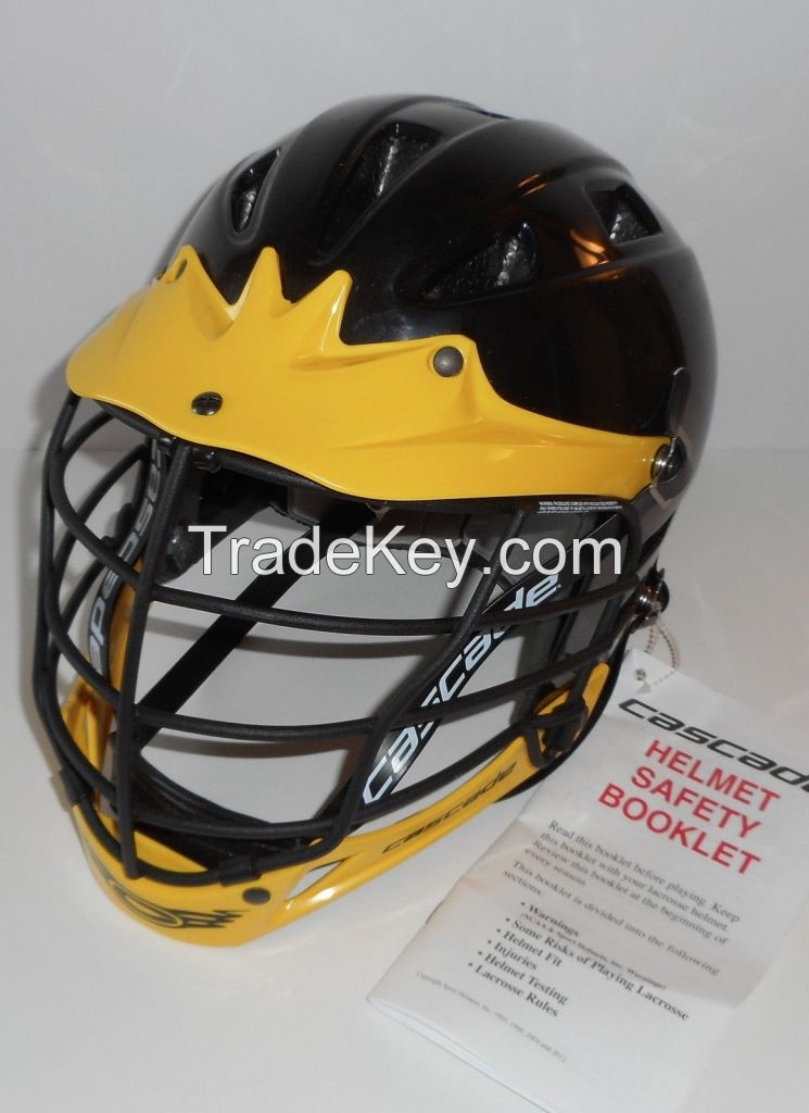 NEW Cascade CPV LAX Lacrosse Helmet Black 