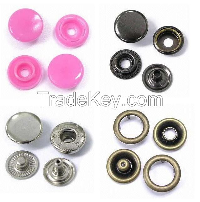 Garment Metal Brass Four Parts Snap Button