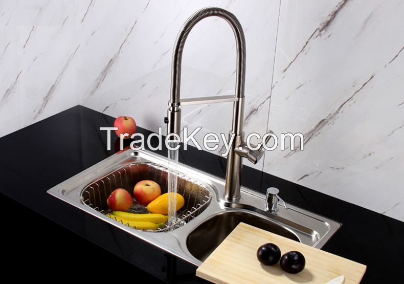 kitchen faucet commercial pull-out sprayer