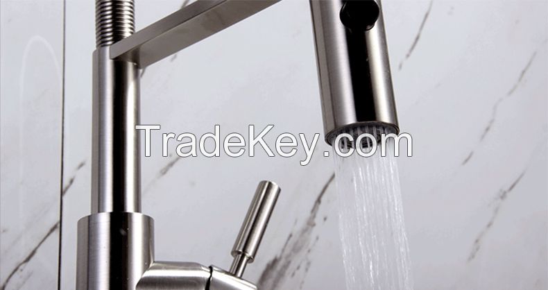 kitchen faucet commercial pull-out sprayer