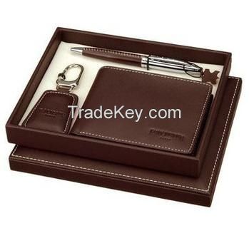 Top grade Leather business VIP gift set for important customer