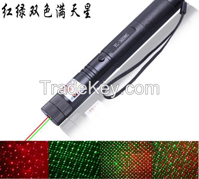 Red &amp;amp; Green Laser Pointer 303