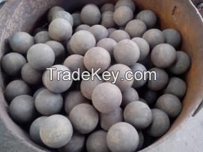 forged grinding steel ball/ hot rolled grinding media ball