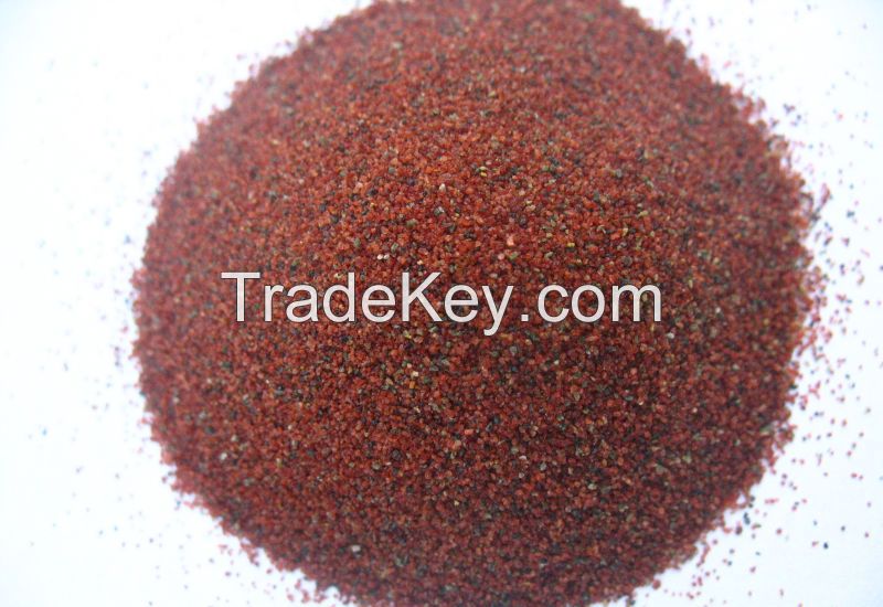 sandblasting abrasive garnet/ garnet 80 mesh for waterjet cutting 