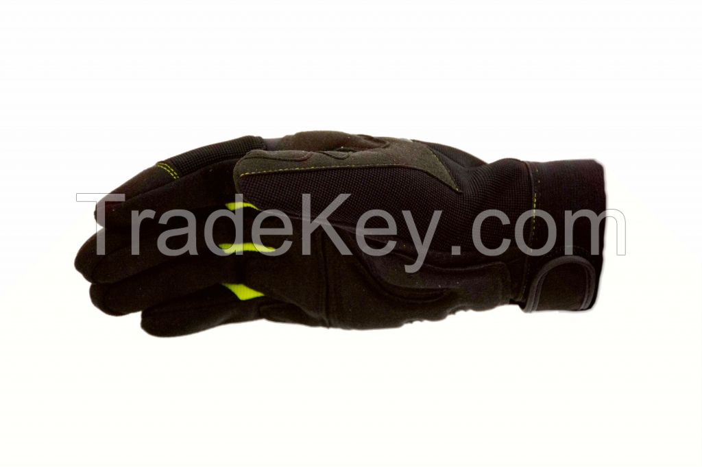 Anti-Slip and Anti-Vibration Synthetic Leather Power Tool Glove