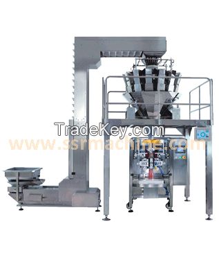 Automatic Potato Chips packing machine with 14 head weigher