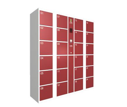 Self-setting numeral locker