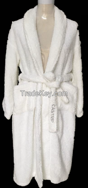 Cotton Bathrobes For Hotels / Picnics