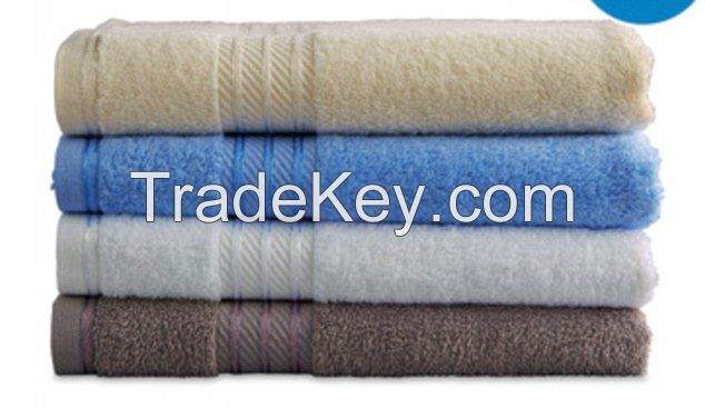 Bath Towel Soft Fluffy With Long Cotton Staple For Hotels 