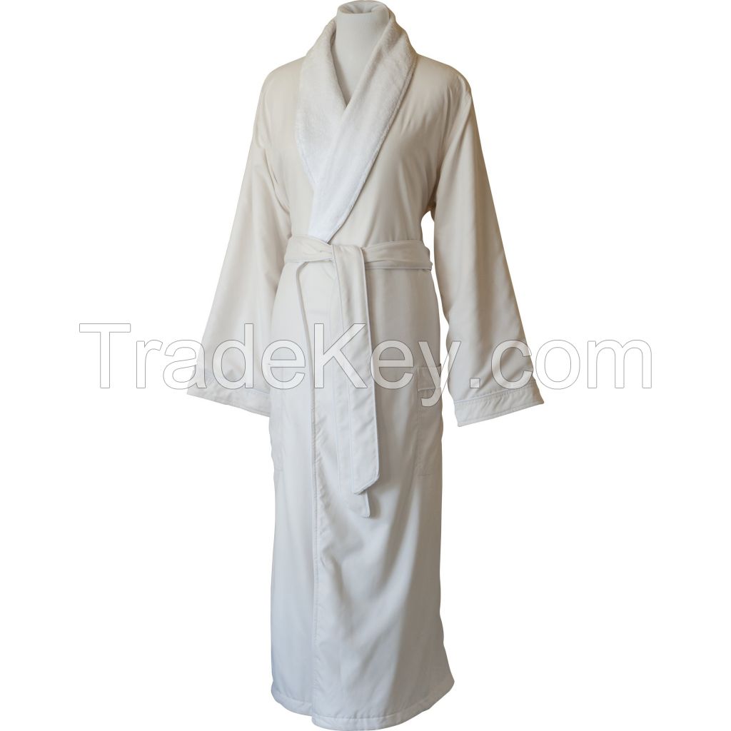 Wholesale antibacrial bamboo fiber household bathrobe