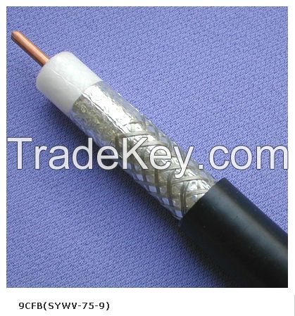 UL approved Communication Cable 5CFB(SYWV-75-5) with bare copper shielded