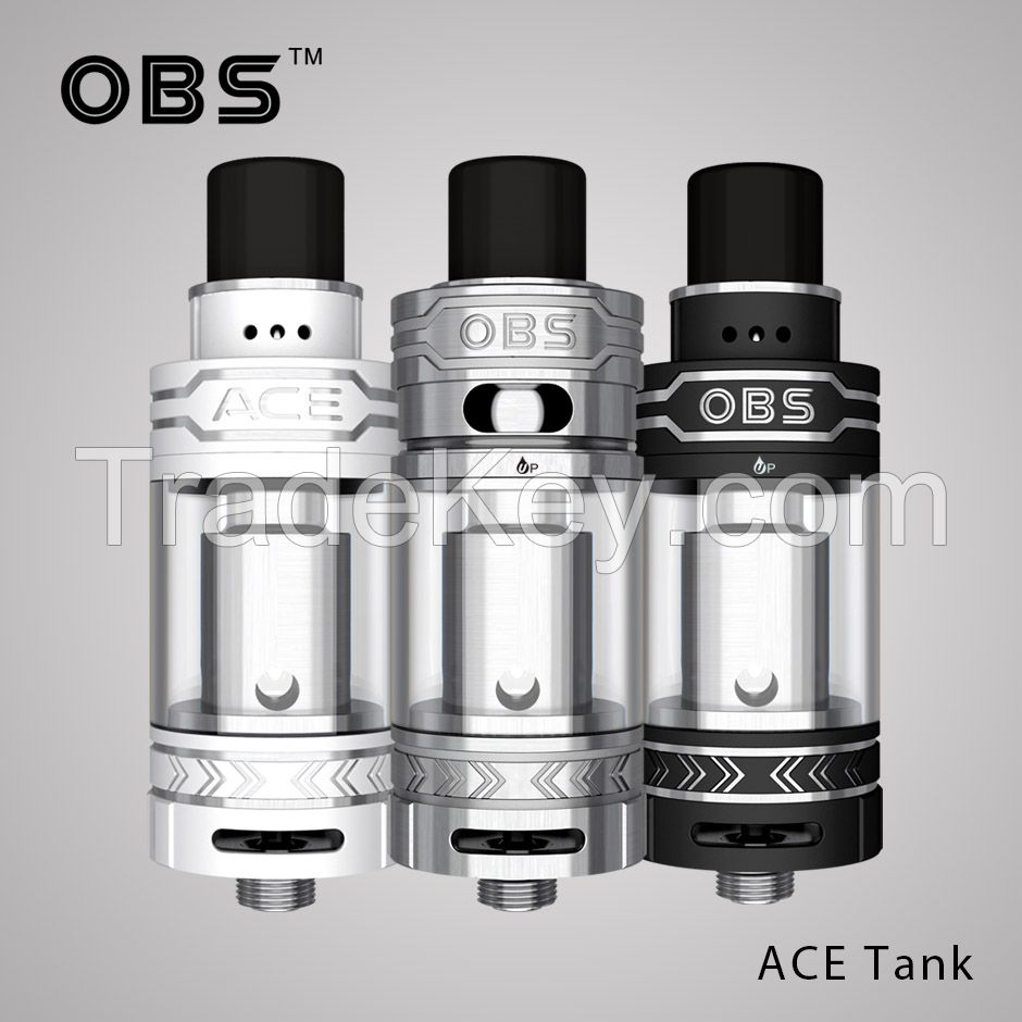 100% authentic OBS ACE sub ohm tank, 0.45/0.85ohm ceramic coil atomizer