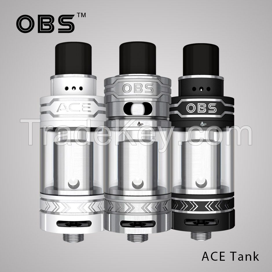 2016 authentic Newly launch OBS ACE Sub Ohm Tank Ceramic Coil Atomizer