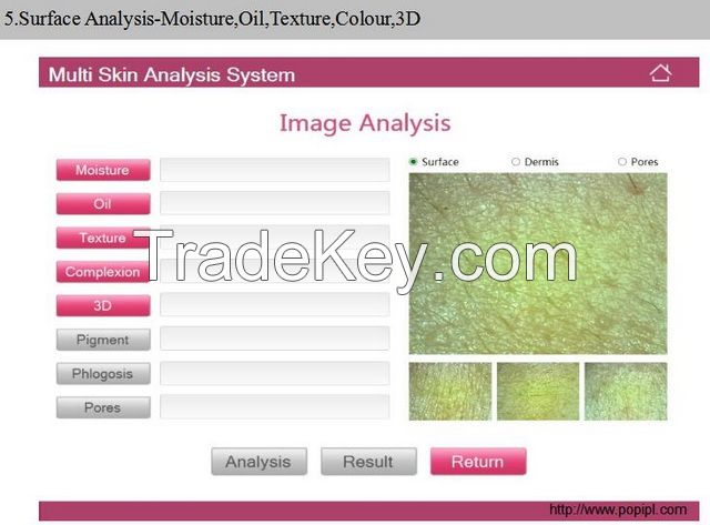 UV 3D skin analyzer