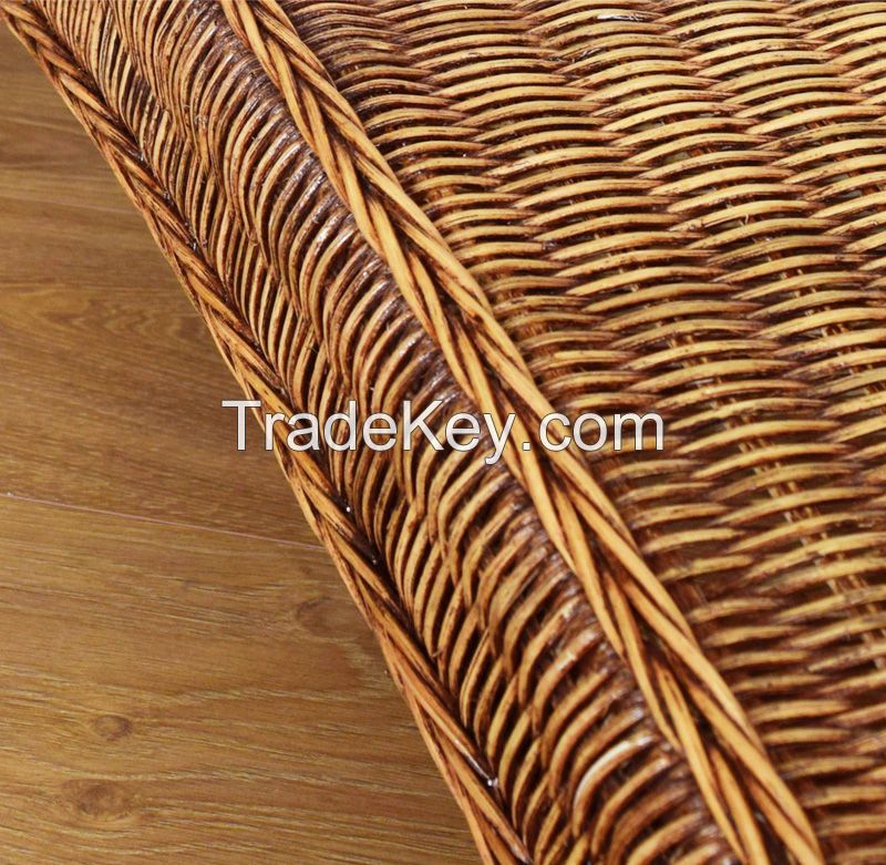 Natural rattan sun bed, model MRW-LETNO-01