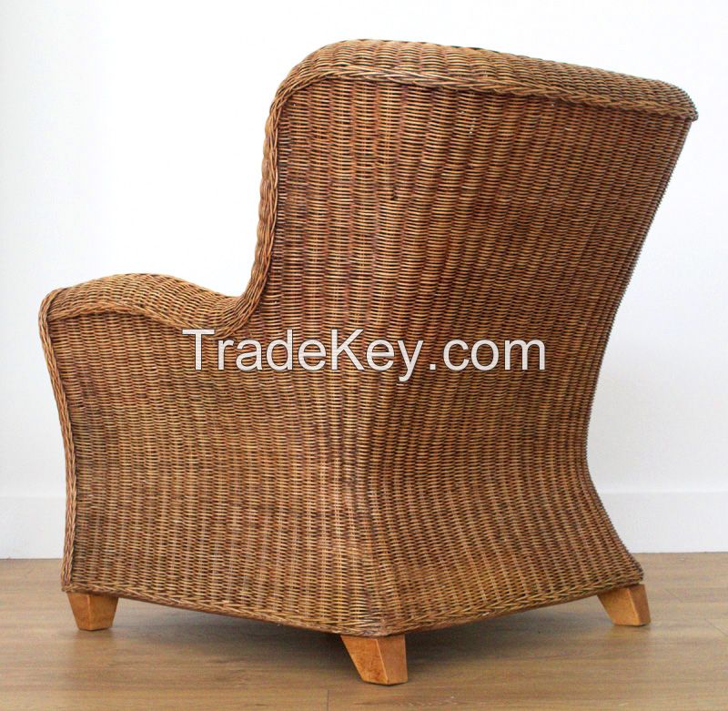 Natural rattan chair, model MRW-POLNA-04