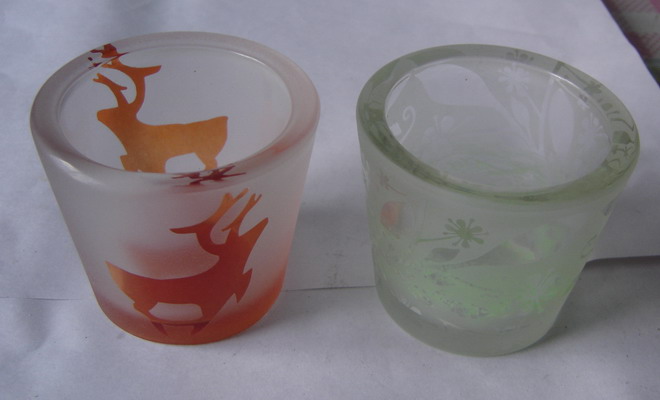 Glass Candle Holders