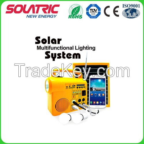 Multi-Function Energy-Saving Portable Home Solar Power Lighting System for Home Lighting