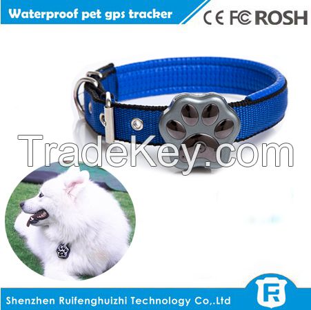 hot sale waterproof mini gps pet tracker for dog and wifi anti-lost locating automatically function
