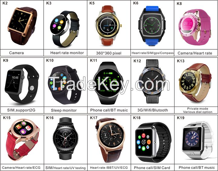 Best Price China Factory Wholesale Sim Card Bluetooth Smart Watch