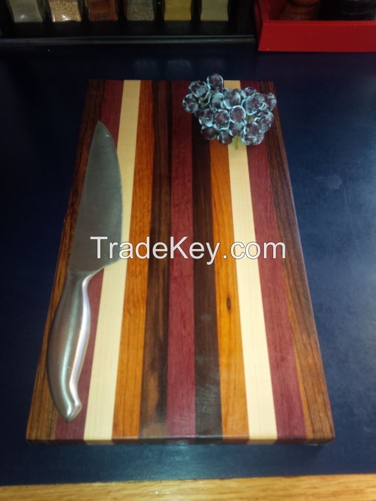 Exotic Wood Cutting Boards (12X12)