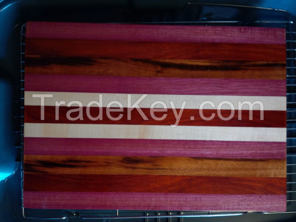 Exotic Wood Cutting Boards (12X12)