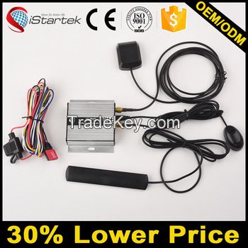 Car GPS Tracker with sms stop engine manufacturing GPS tracker with sos button/ MIC GSM