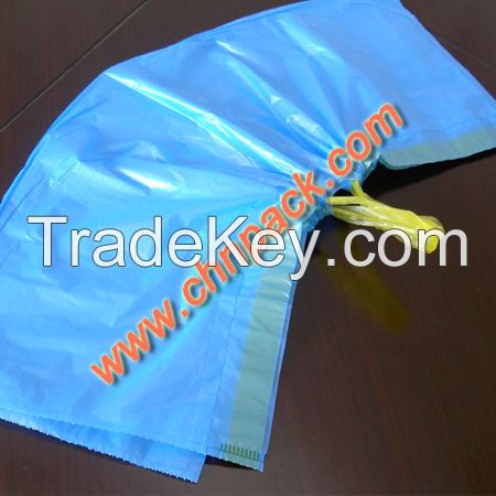 Disposable 13 gallon drawstring trash bags