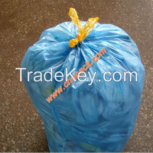 Disposable 13 gallon drawstring trash bags