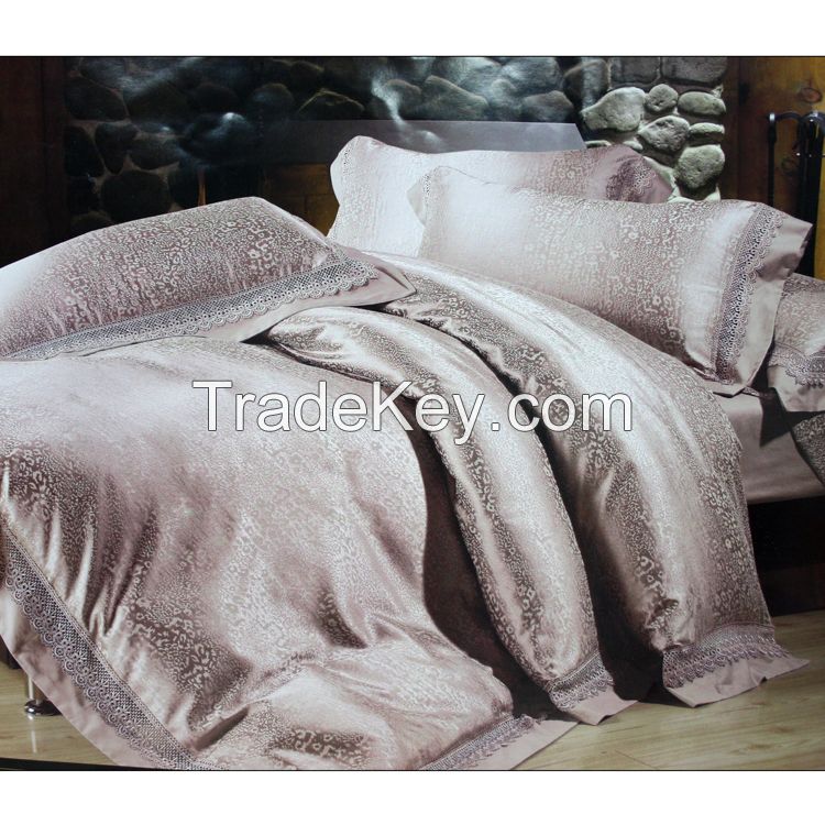 thread count egyptian cotton 4pcs linen bed sheet set