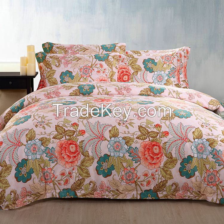 Waltz high quality satin cotton bed sheet set china home textile wholesale