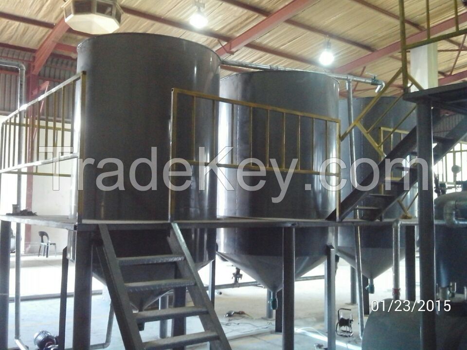 Oil refinery plant/waste lube oil/engine oil/crude oil distillation equipment